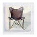 The Original Folding Chair - Tripolina Chair Portrait on 5x5 Canvas Print  Art Block - Wall Art  - Home Decor