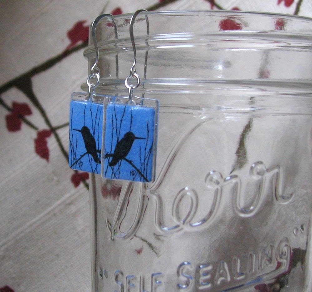Humbird Blue Earrings