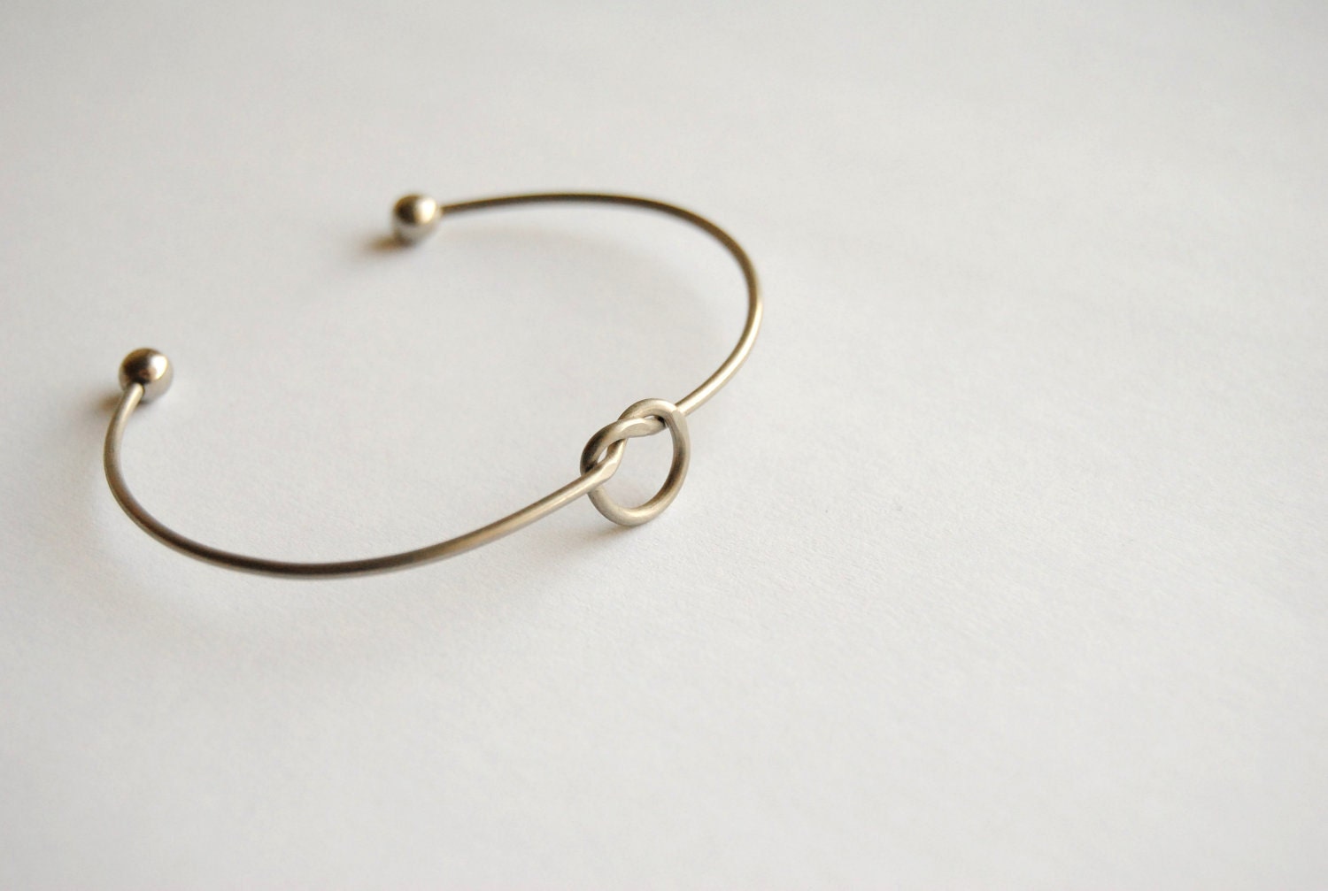 Vintage Pretzel Knot Bracelet -  Summer Fashion - Bridesmaids Jewelry - Free Shipping in the US