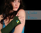 PDF Crochet Pattern for Form-Fitting Fingerless Gloves - Permission To Sell Finished Items