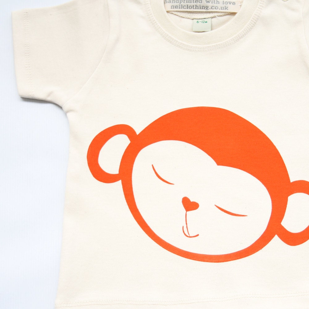 Cheeky Monkey Organic Cotton Baby T Shirt