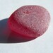 Cherry Red Seaglass Beach Glass Pendant Size RARE FLAWLESS