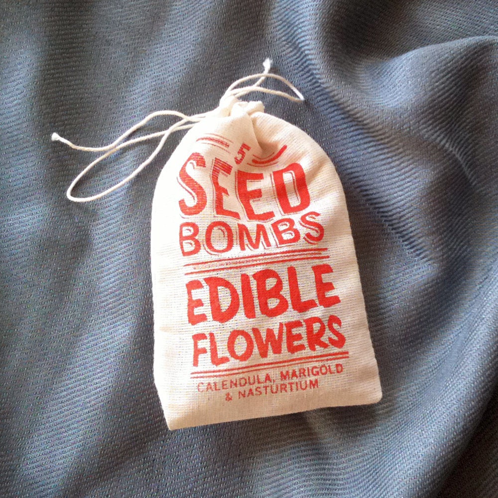 Seed Bombs - Indoor or Outdoor Gardening Edible Flowers Seed Ball Seed Grenade