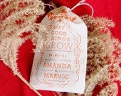 Seed Bomb Wedding Favors - Custom Color and Choose Your Own Guerrilla Gardening Herbs or Flowers