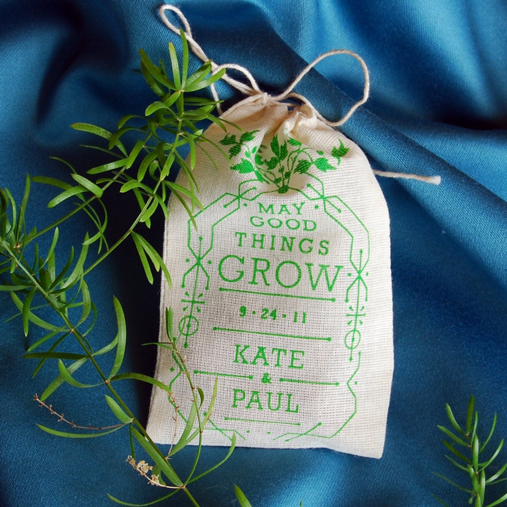 Eco Friendly Custom Seed Bomb Wedding Favors - Perfect for Outdoor Country Garden Ceremony Flowers Herbs Wildflowers