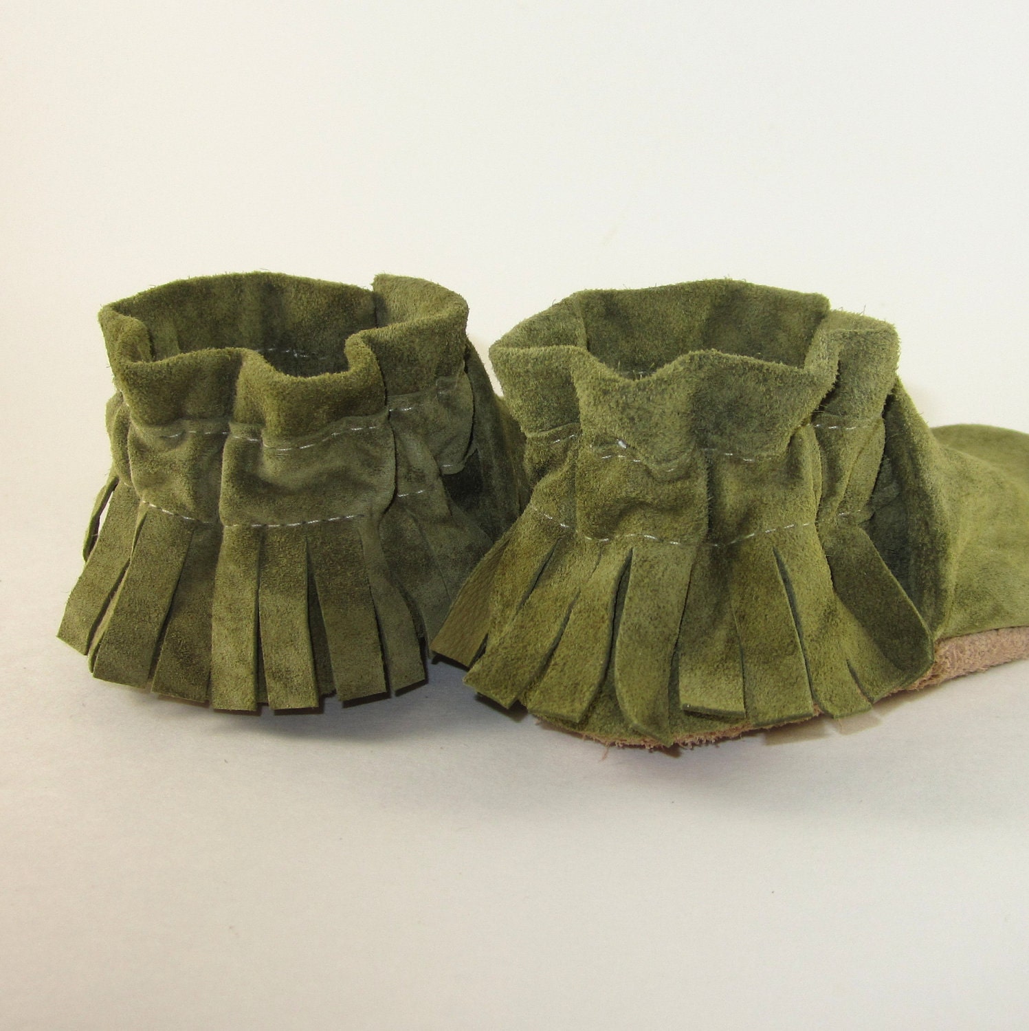 Leather Baby Shoes Moccasins Soft Sole Eco Friendly 0 to 6 Month