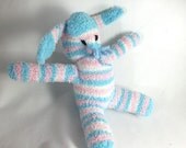 Stuffed animal sock Bunny  Ready to ship