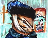Chipmunk with Bandaged Ear 