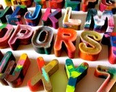 Recycled Crayons - Alphabet Rainbow Recycled Crayons - Set of 26 Individually Packaged