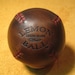 Legendary Brown Chromexcel LEMON BALL vintage style lemon peel baseball. Brown with Red Stitches