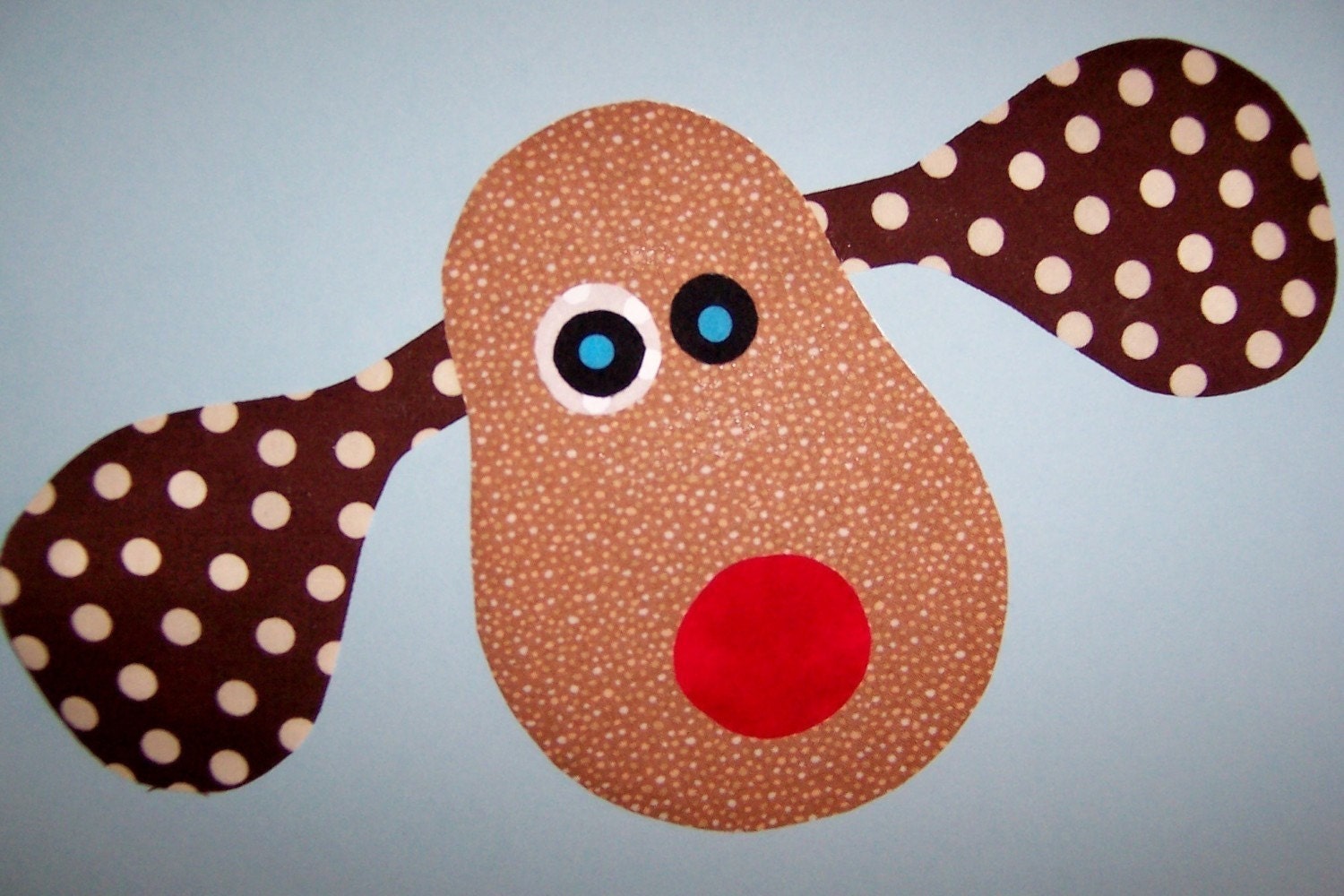 Fabric Applique TEMPLATE ONLY Puppy Dog