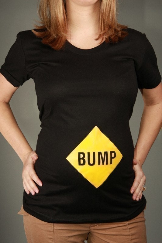 BUMP Maternity T-shirt Black Short Sleeve