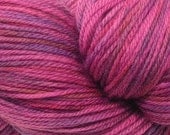 Hand dyed merino wool sock yarn - Professor Plum