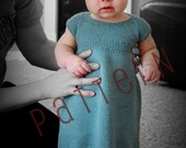 Sadie Baby Dress Pattern Sizes newborn to 18 mo. (pdf knitting pattern)