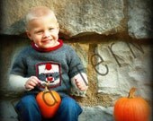 Child's Sock Monkey Sweater Knitting Pattern Sizes 2T-6 (pdf file)
