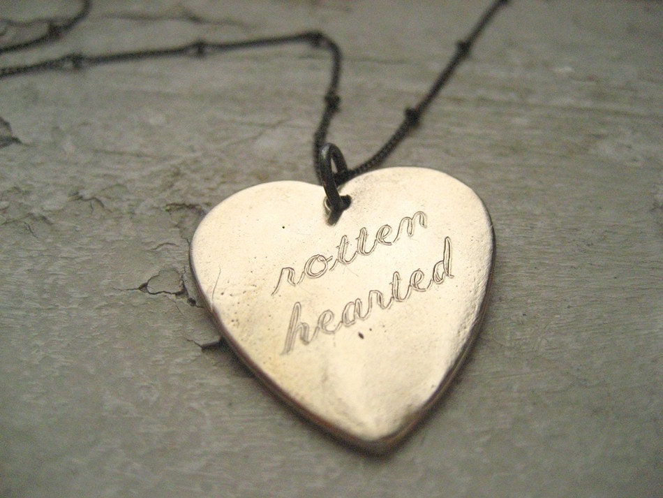 Conversation Hearts- rotten hearted