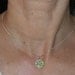 Petite Vintage Map Sterling Silver 16 inch Necklace.  You Select Journey.