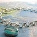 Charming Vintage Map Toggle Sterling Silver Charm Bracelet. You Select the Journey.