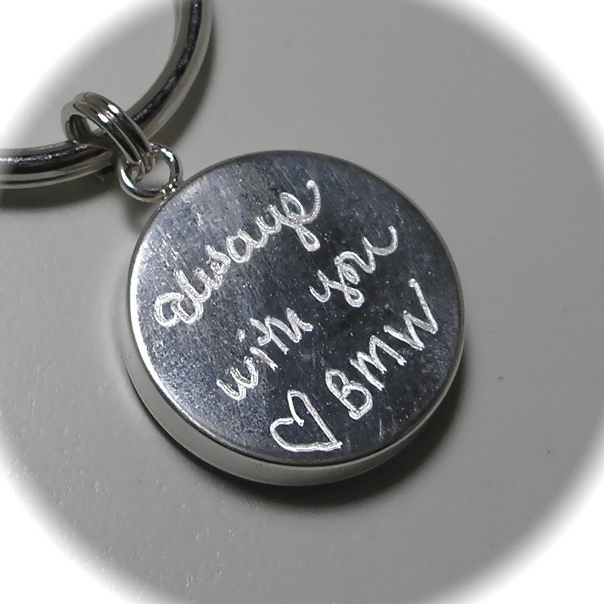 Engraved Sterling Silver Vintage Map Keychain. You Select City.