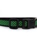 1 Inch Wide Dog Collar with Adjustable Buckle or Martingale in Sláinte
