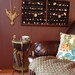 Beautiful Vintage Brass Iris Accent Table