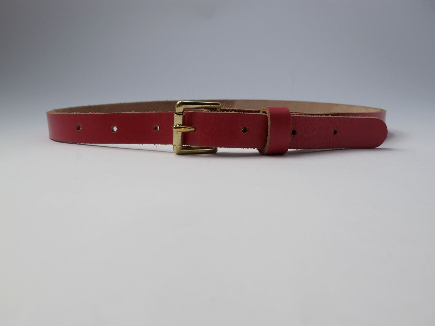 Leather Waist Belt / Magenta / ss2012