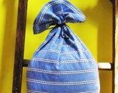 Perfect  Blue Fabric Gift Bag by Fashion Green T Bags.