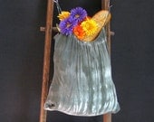 Hand Held Green Tie Dye Shopping Bag by Fashion Green T Bags