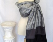 Signature Series  - Baby Ring Sling Carrier - Triple Layer Silk  - Pewter colorway - DVD included