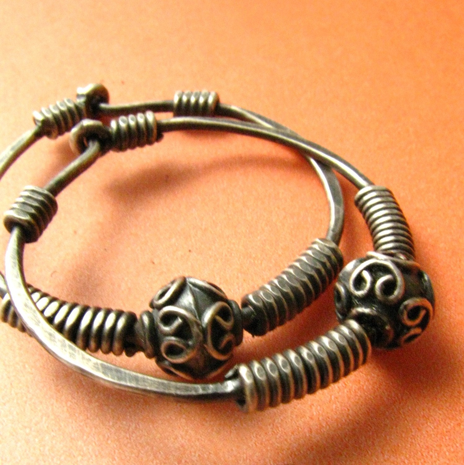 Tribal Hoop Earrings