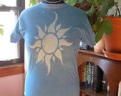 Batik Sun T-shirt in Sky Blue (S)