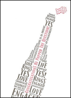 Congratulations - Engagement card
