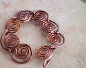 Heavy Gauge Copper Coil Bracelet