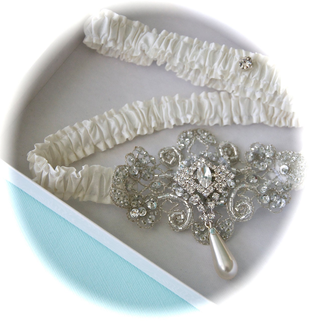 Regally Royal Bride Garter Set
