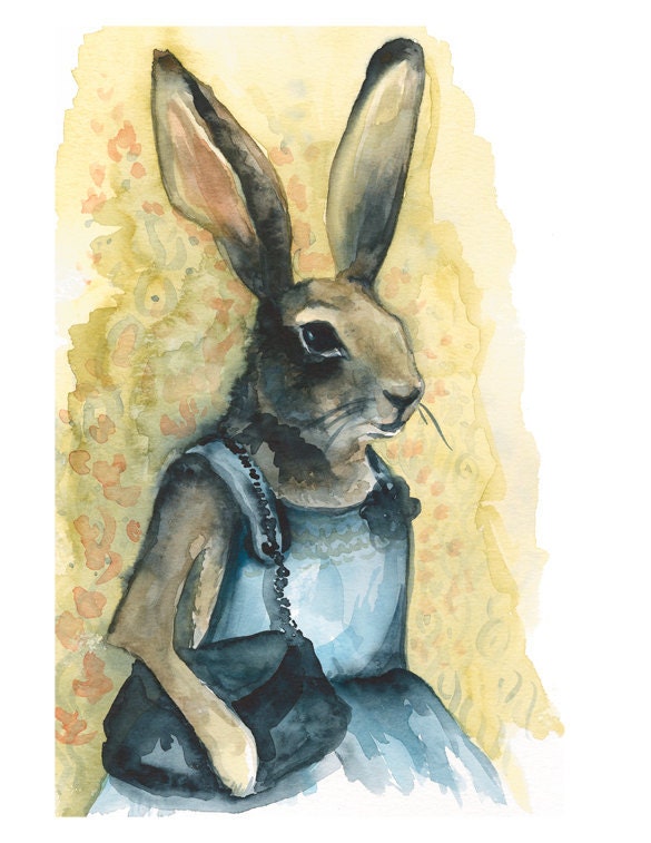 Aunt Bunny archival print
