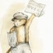 Newsboy- Cat art