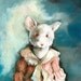 Miss Elsie-mouse archival print, nursery, room, decor, children