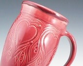 Sweetheart Mug  / Handmade Wheel Thrown Pottery