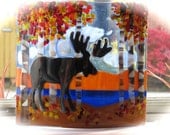 Autumn Moose Panel
