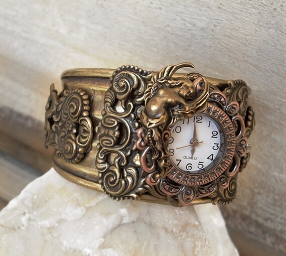 Baroque Goddess watch cuff