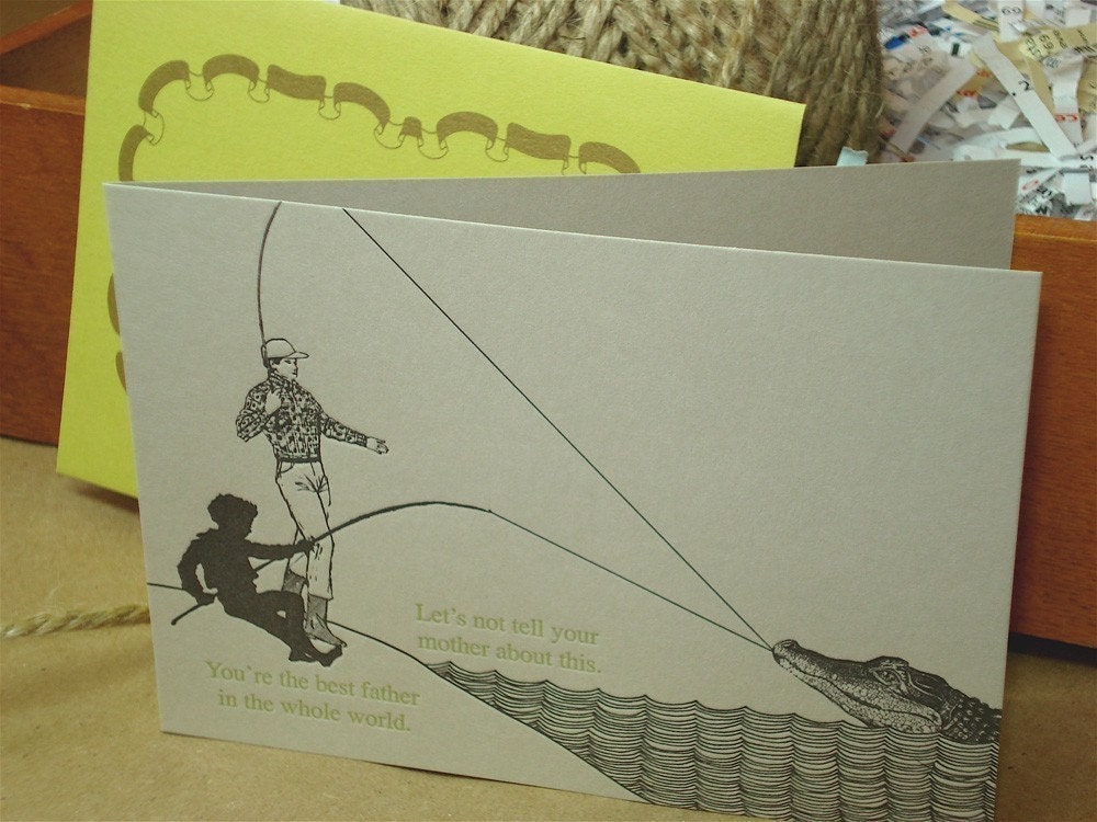 Best Father - letterpress father's day greeting