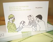Gremlin - letterpress greeting