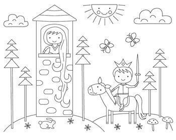 Rapunzel Embroidery Pattern