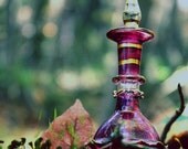 Three Wishes - 8x10 Bokeh Art Photography, Woodland Fantasy, Genies Bottle, Mossy forest, Green, Blue, Pink, Gold Home Wall Decor