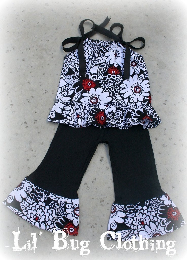 Custom Boutique Zesty Zennia Fall Pant Set 12 18 24 2t 3t 4t 5t