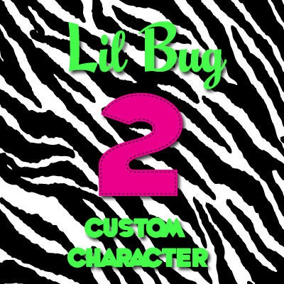 Lil Bug Clothing Personalized Applique (Any number or letter of your choice)