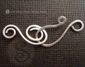 3 Sets Spiral Eye Hook Clasps CSEH001, Closures, Jewelry Findings