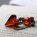 Red Heart Earrings, Valentine, Love, Sultry Red Swarovski Wild Heart Crystals and Sterling Silver - Seduction