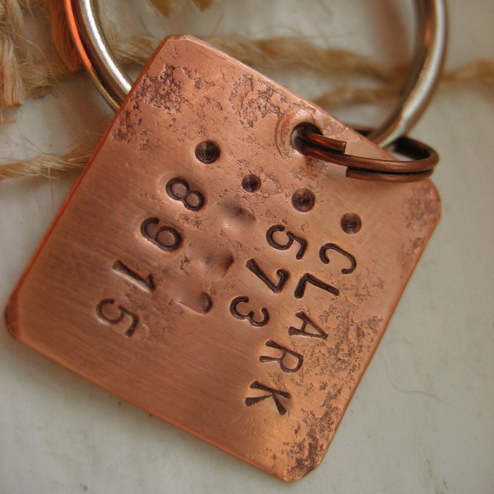 Pet ID Tag - The Clark tag - personalized and custom
