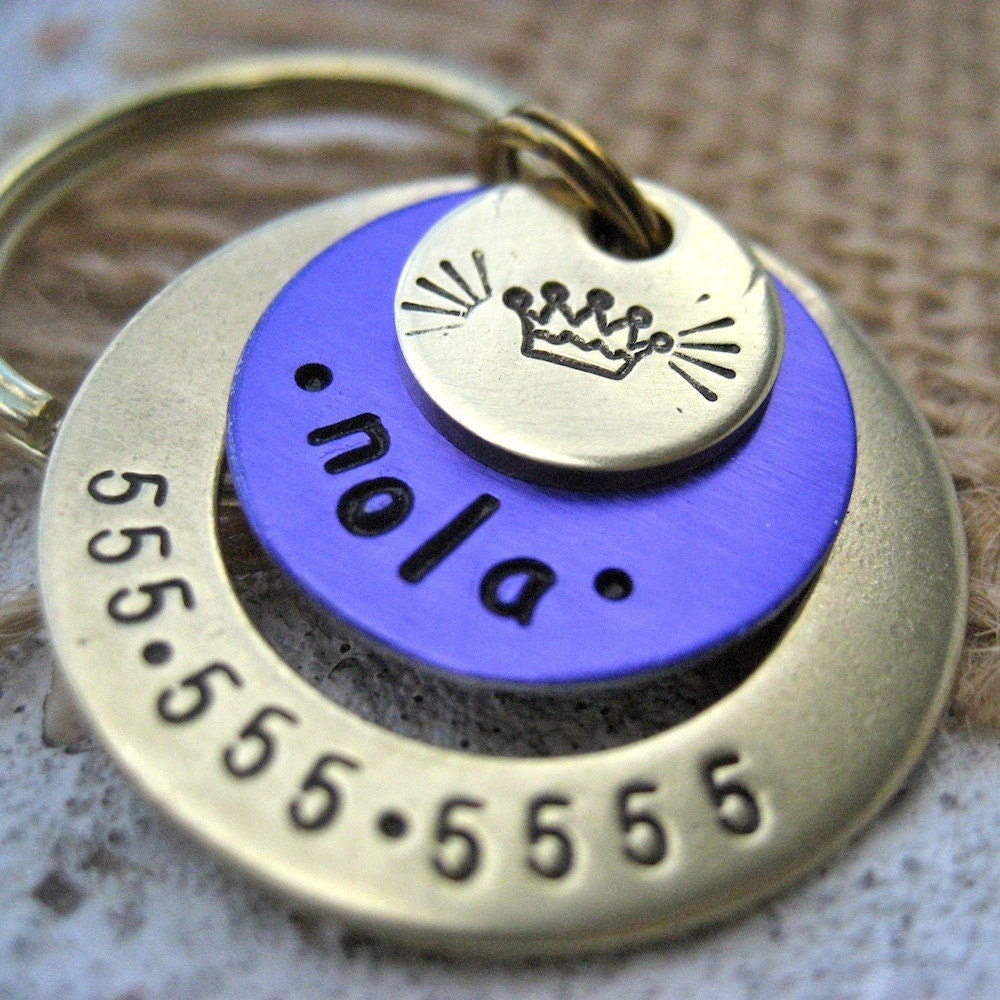 The Nola Tag - personalized pet id tag